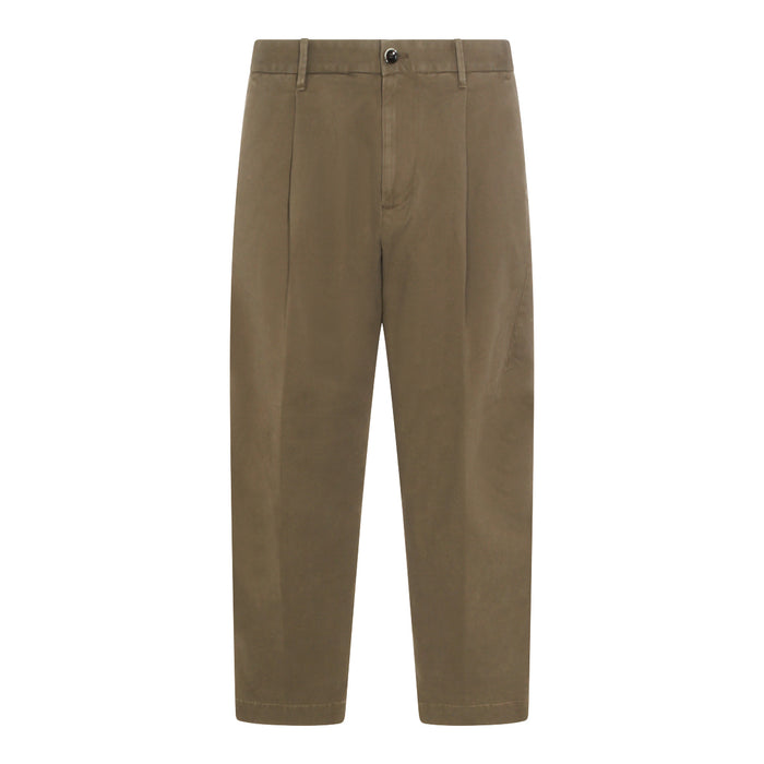 NINE IN THE MORNING Trousers Olive _co Pu