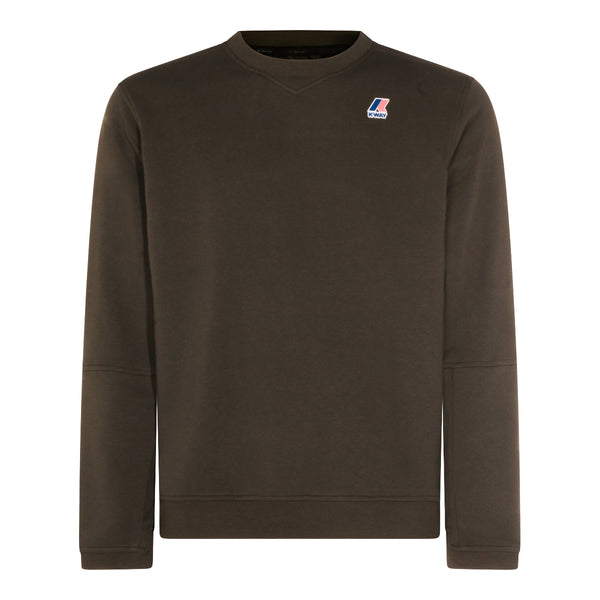 K-Way 86% Cotton sweater in brown