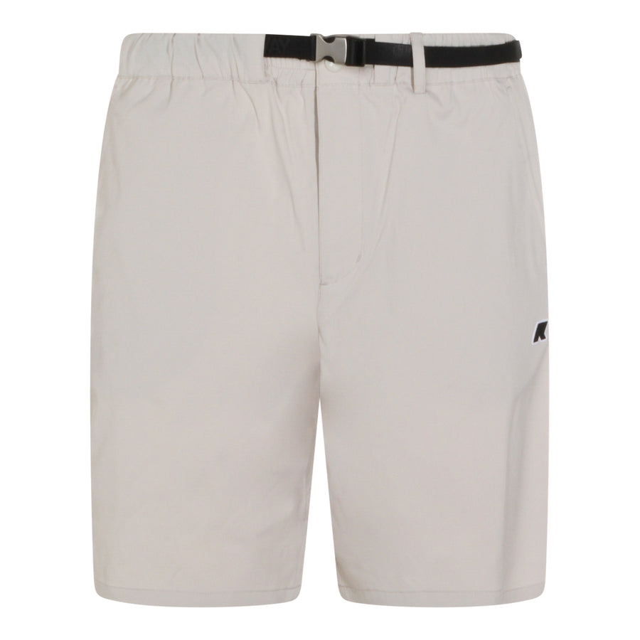 K-Way 100% Polyamide bermudas in beige