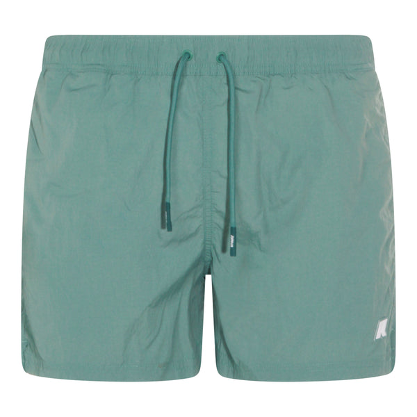 K-Way 100% Polyamide swim shorts in green