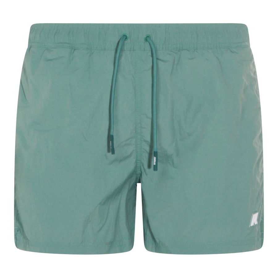 K-Way 100% Polyamide swim shorts in green