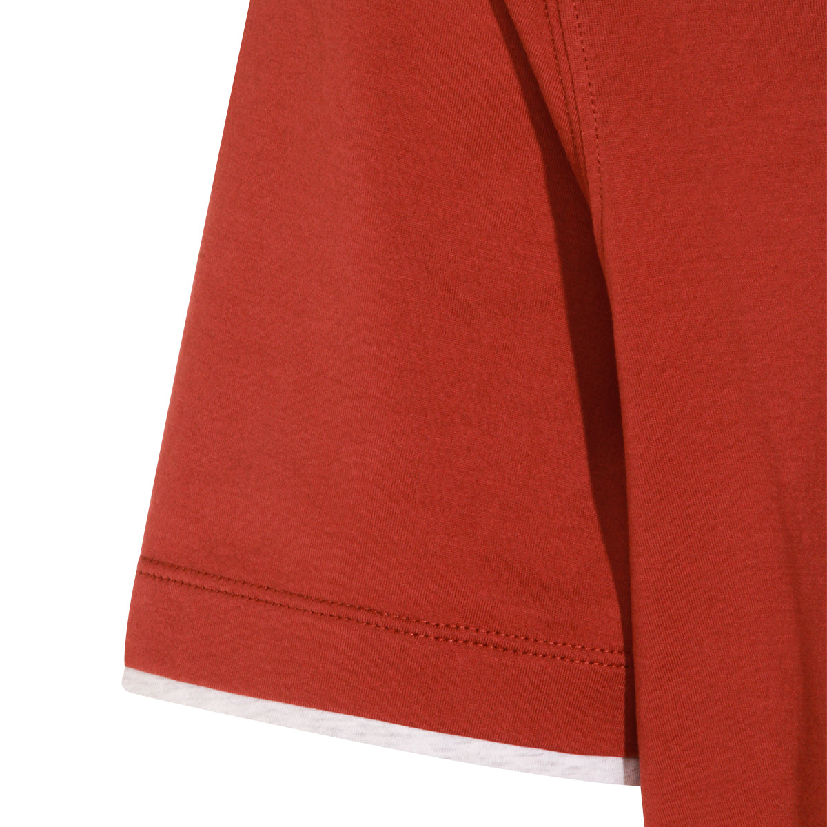 Brunello Cucinelli T-shirts and Polos Rust _100 % Co
