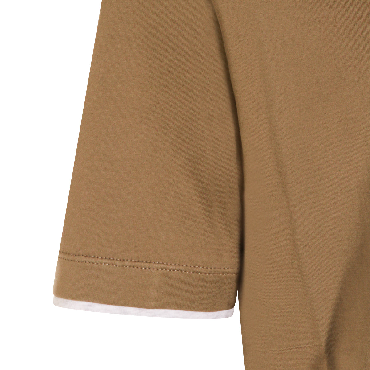Brunello Cucinelli T-shirts and Polos Camel _100 % Co