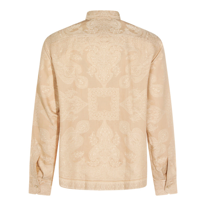 Etro Shirts Light Sand _100 % Co