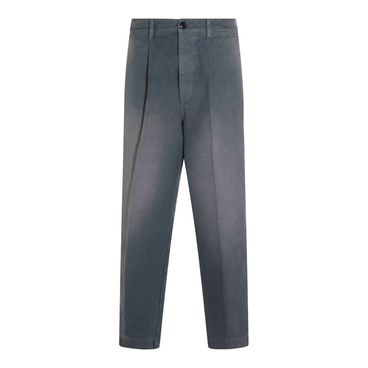 Marni Trousers Blue _100 % Co