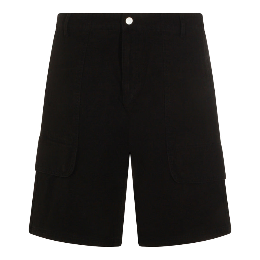 Arte Antwerp 100% Cotton cargo shorts in black