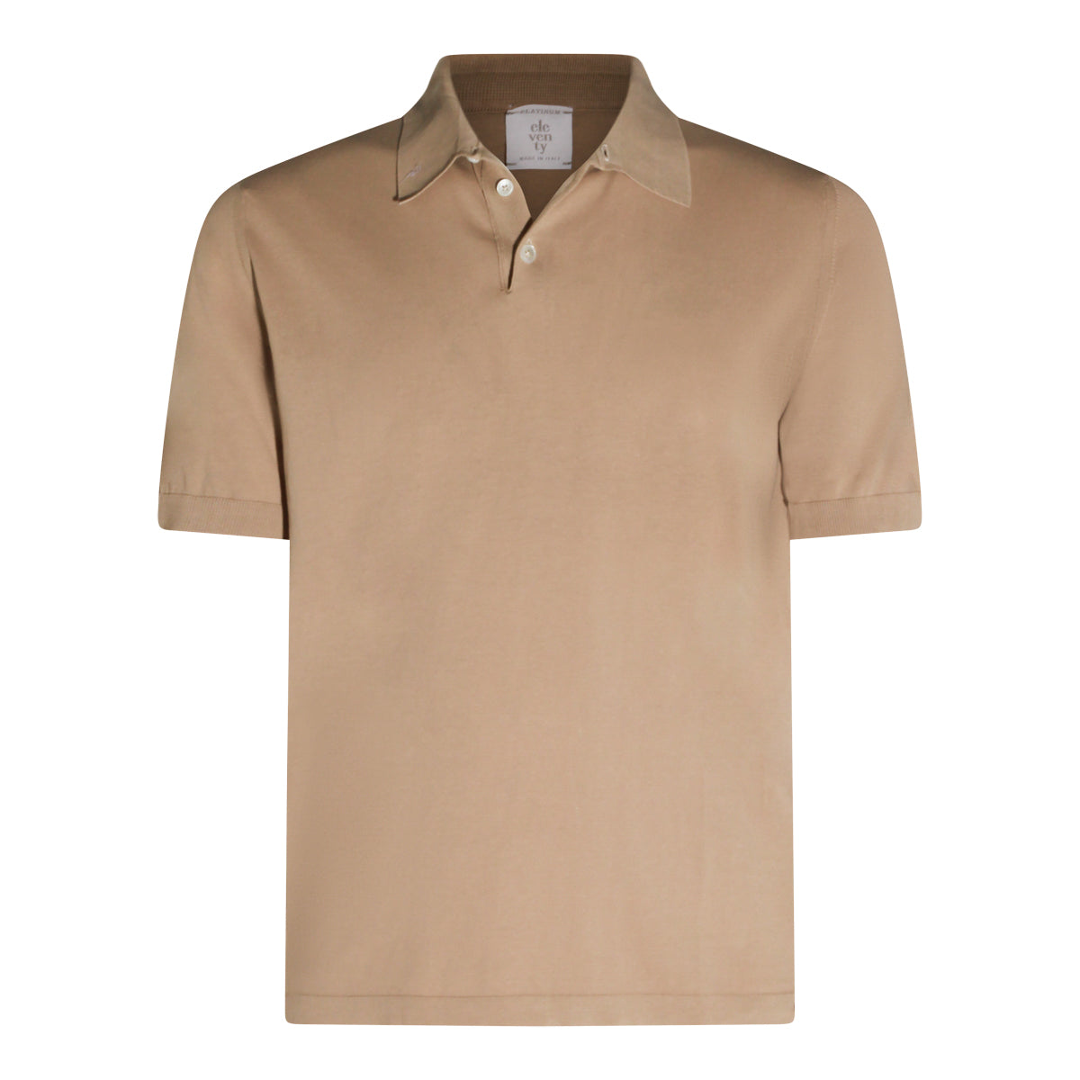 Eleventy T-shirts and Polos Camel _100 % Co