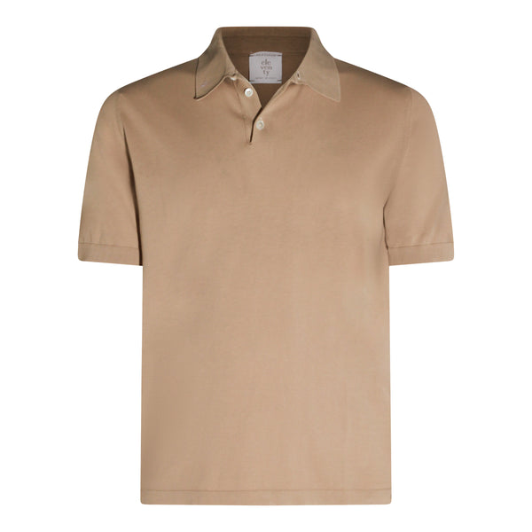 Eleventy 100% Cotton polo in beige