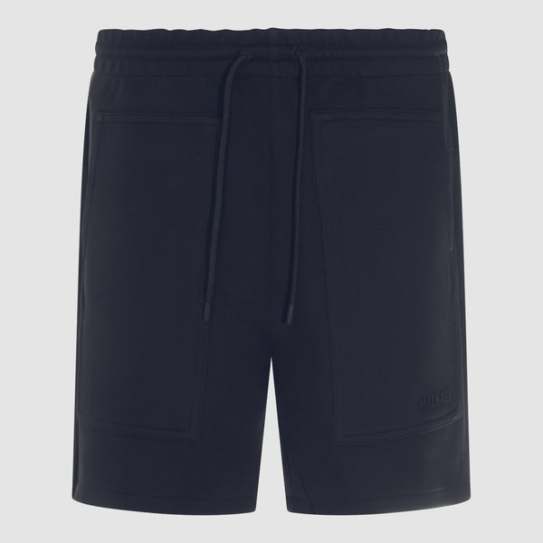 Mackage 53% Cotton jogger shorts in navy