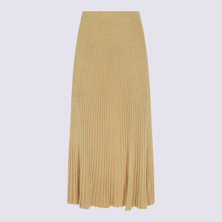 Zimmermann 73% Viscose skirt in gold
