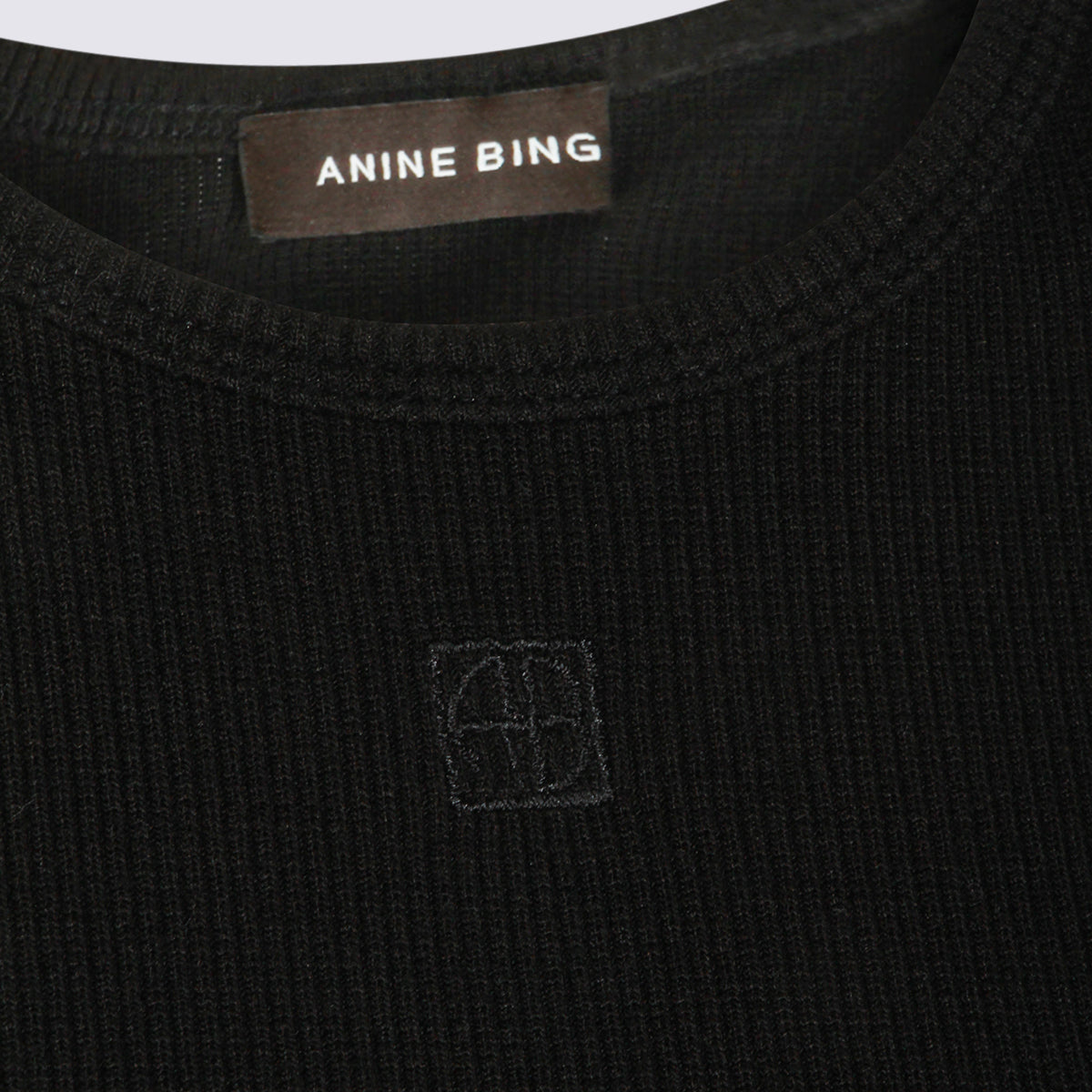 ANINE BING Top Black _vi Ea