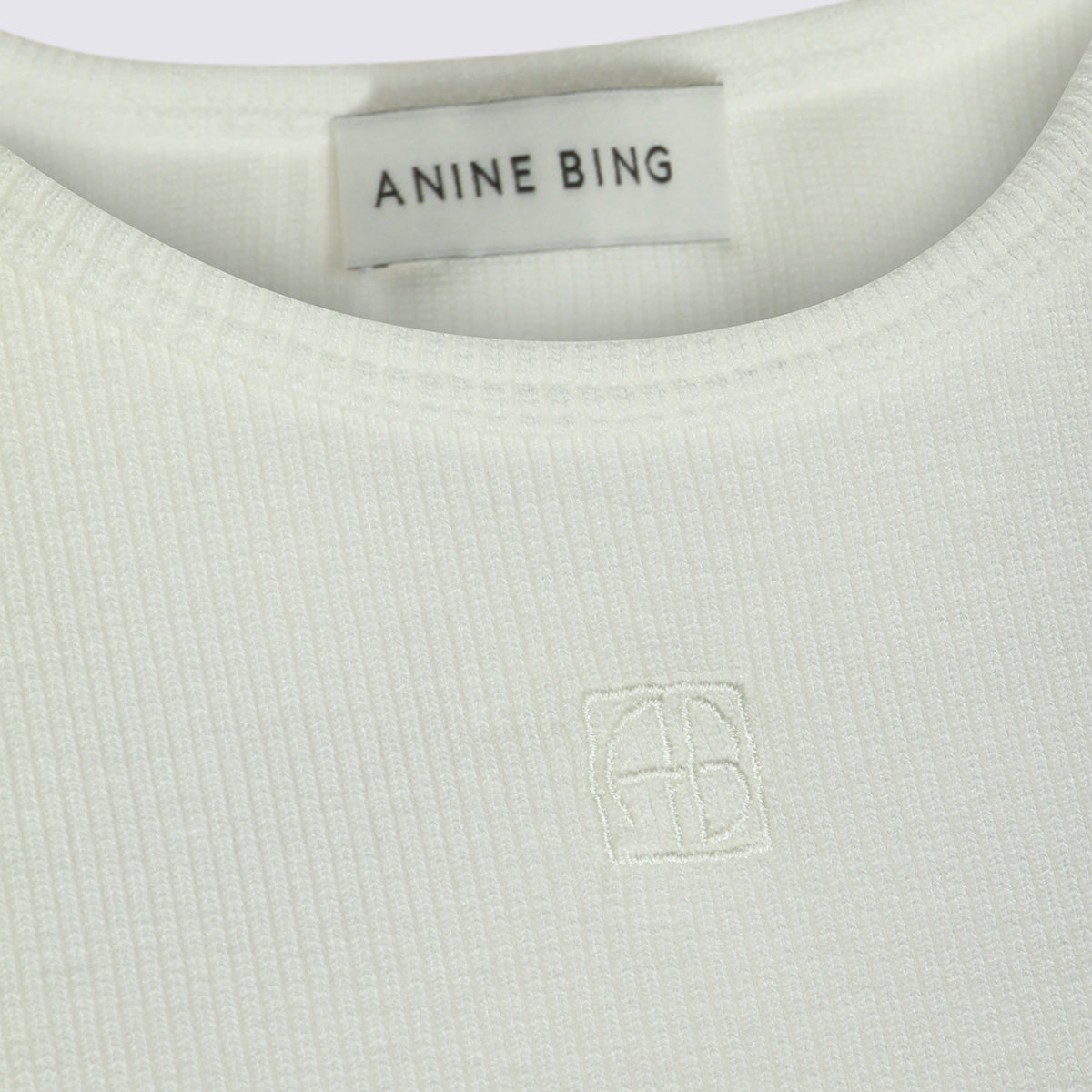 ANINE BING Top White _vi Ea