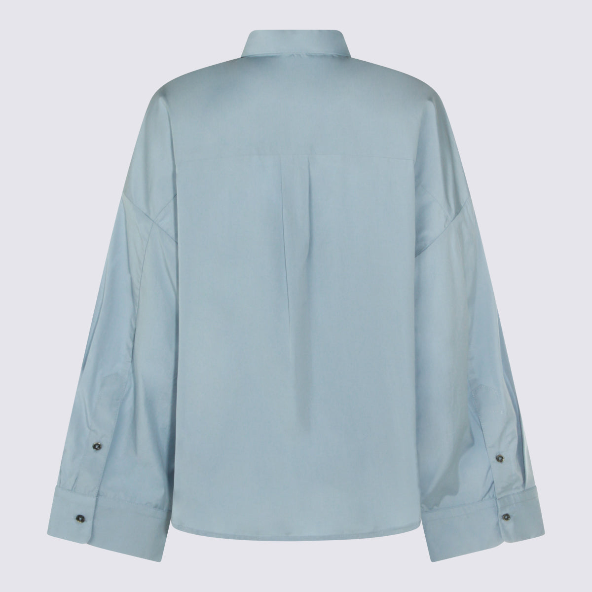 NINE IN THE MORNING Shirts Light Blue _100 % Co