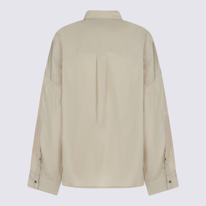 NINE IN THE MORNING Shirts Sand _100 % Co