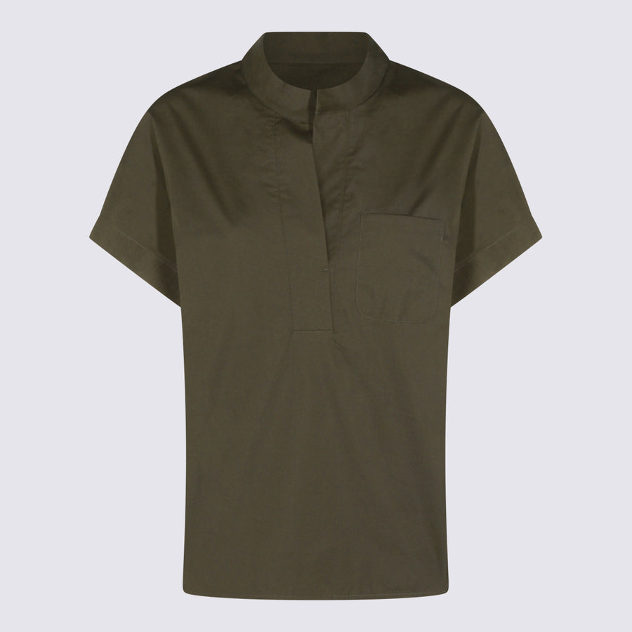 Nine In The Morning 95% cotton shirt in green