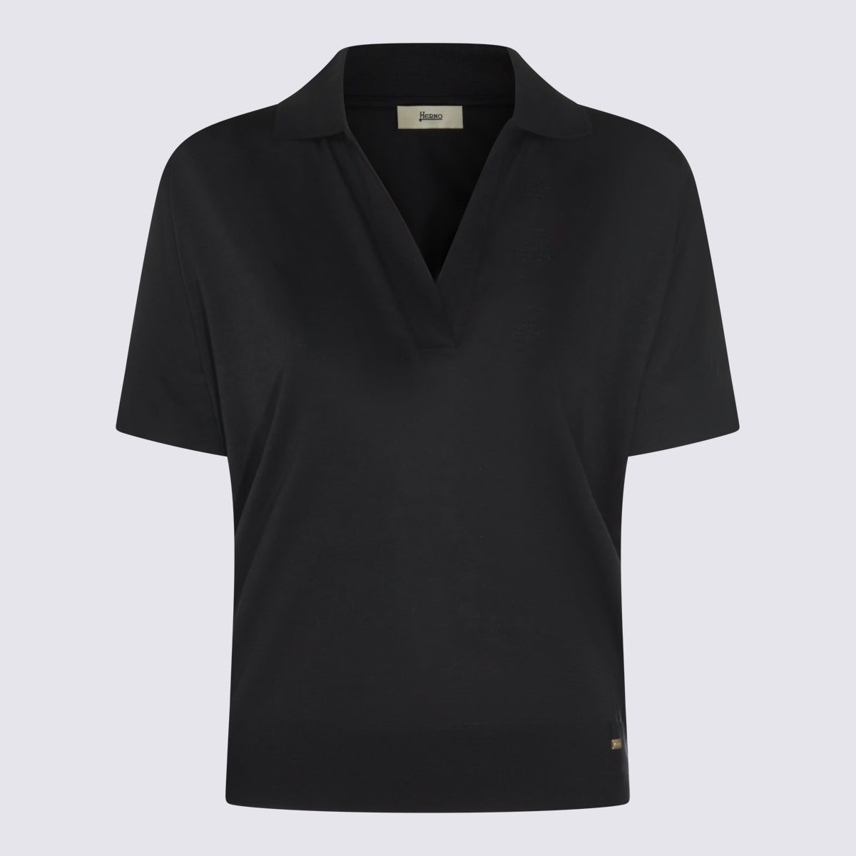 Herno T-shirts and Polos Blue Ly Cotton