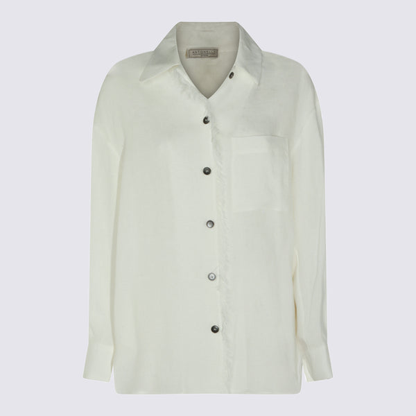 Antonelli Firenze 100% Linen shirt in white