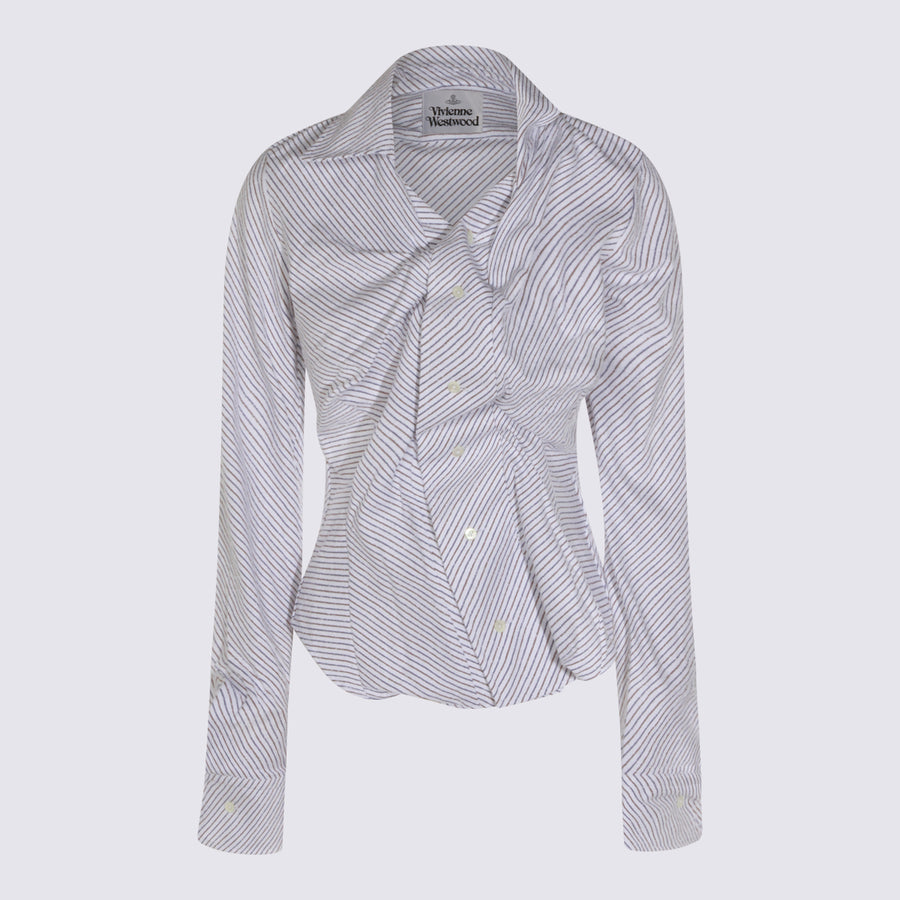 Vivienne Westwood 87% Cotton shirt in blue