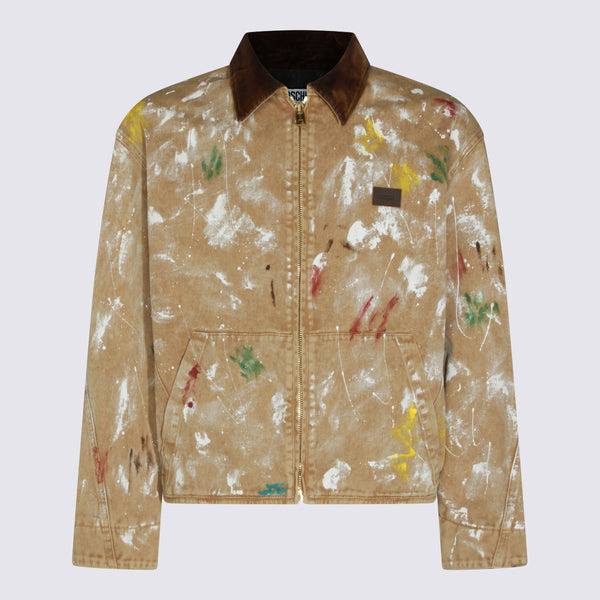 Moschino 100% Cotton jacket in beige