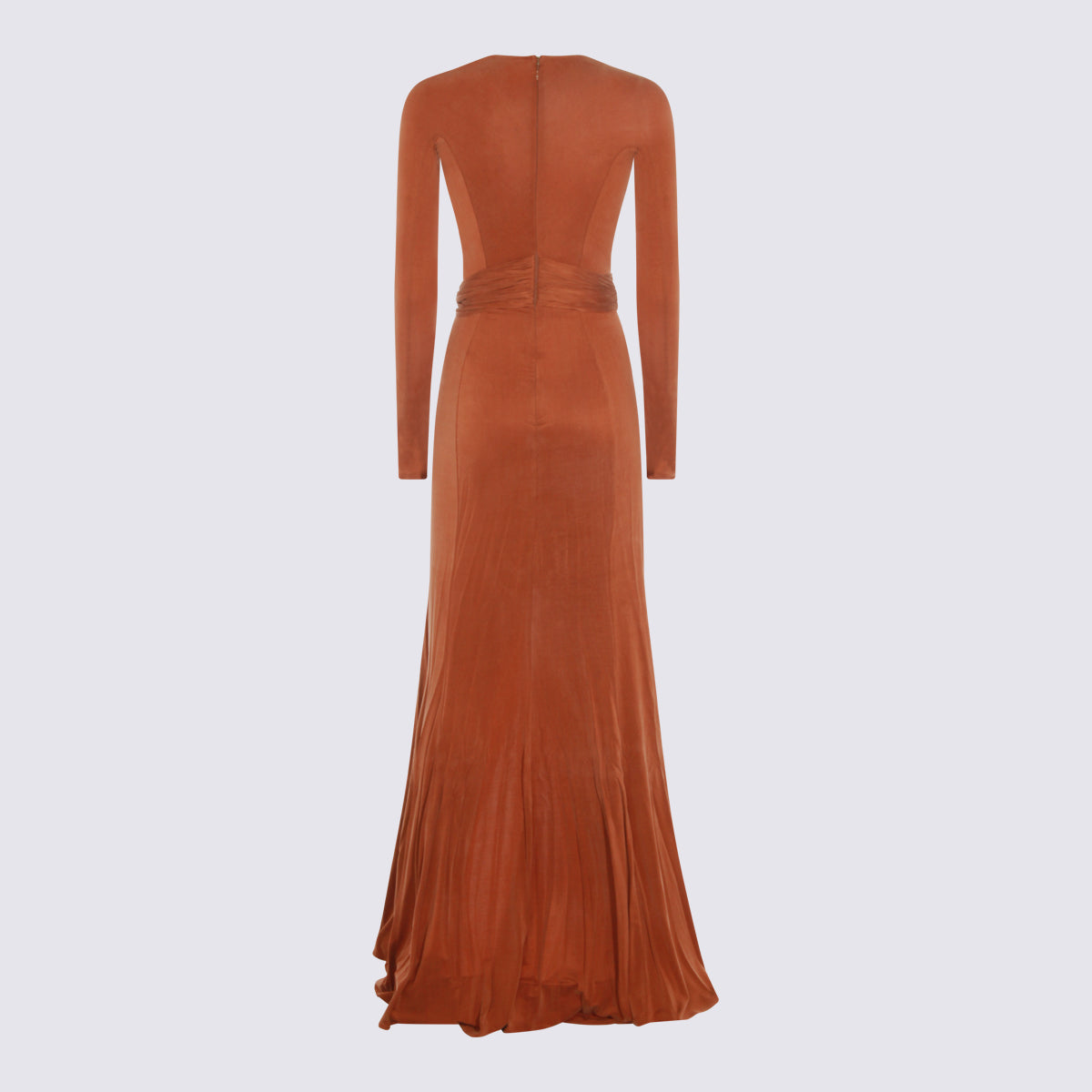 Elisabetta Franchi Dresses Leather Brown Cuea