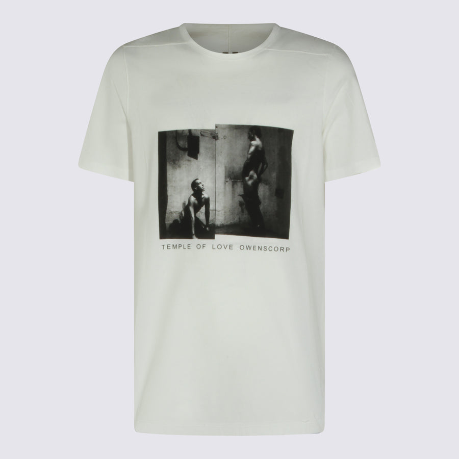 Rick Owens Drkshdw 100% Cotton t-shirt in white