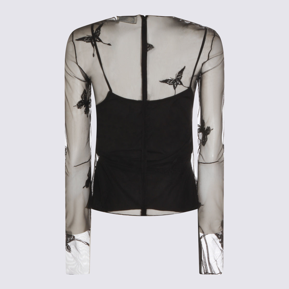 Blumarine Top Black _pa Pl