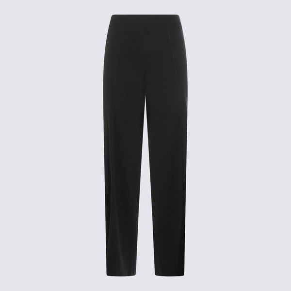 Fabiana Filippi 78% viscose trousers in navy