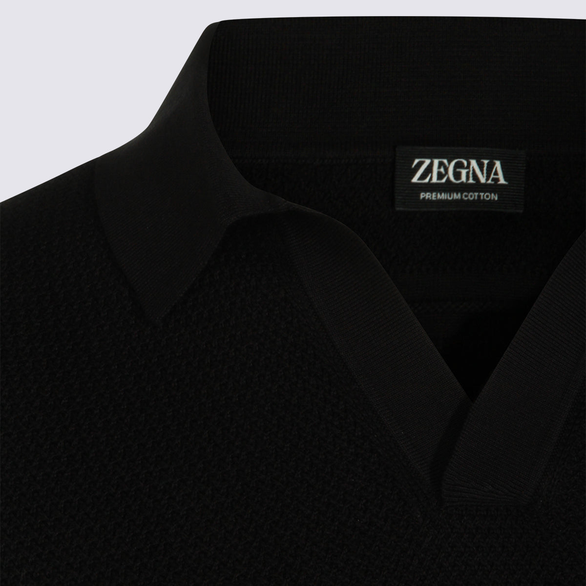 ZEGNA T-shirts and Polos Black
