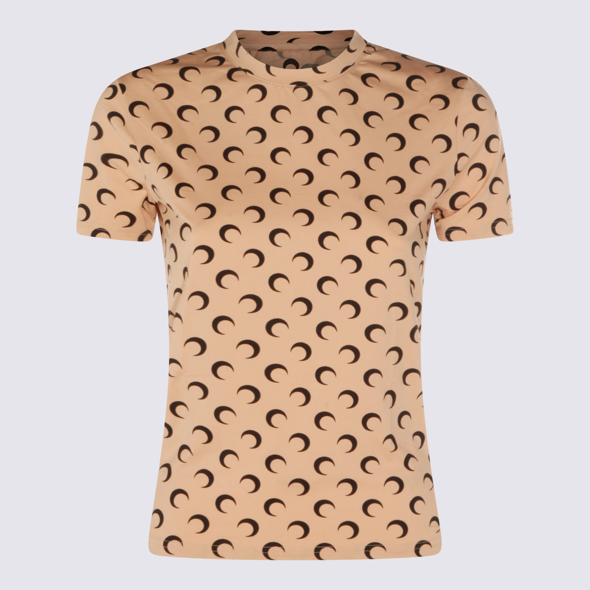 MARINE SERRE T-shirts and Polos Brown _pa Ea