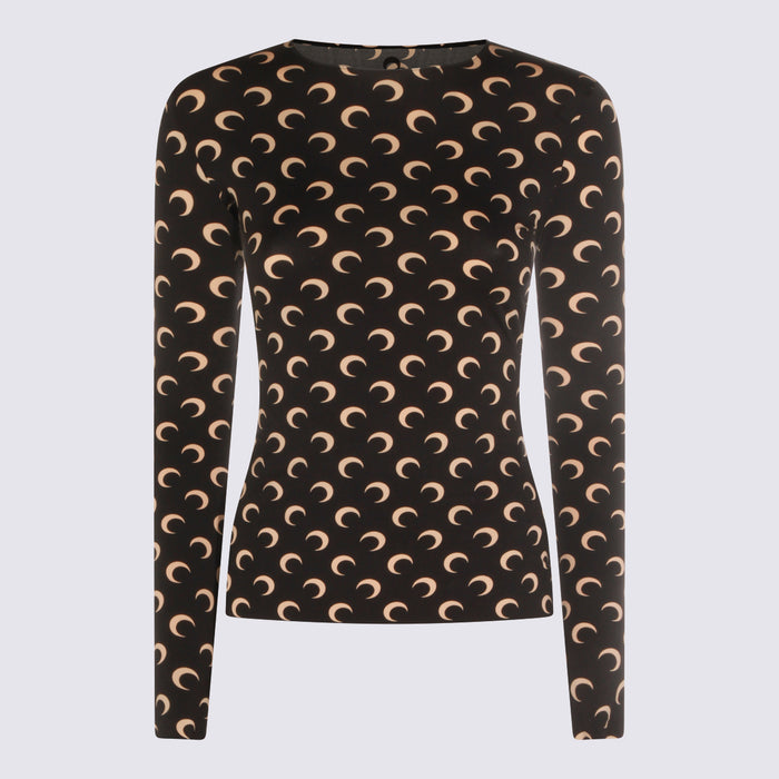 MARINE SERRE Top Inverse Tan _pa Ea