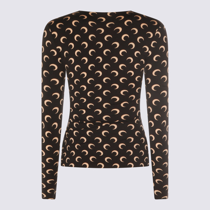 MARINE SERRE Top Inverse Tan _pa Ea