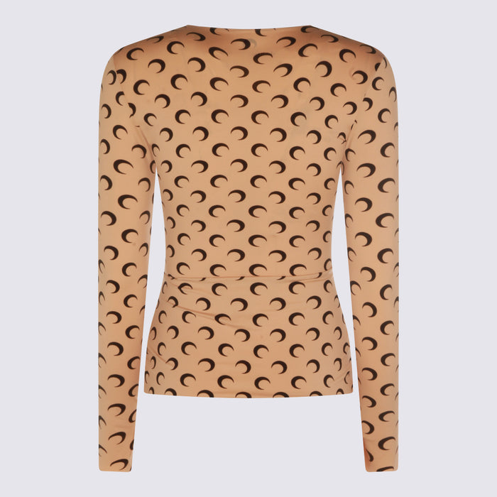 MARINE SERRE Top Brown _pa Ea