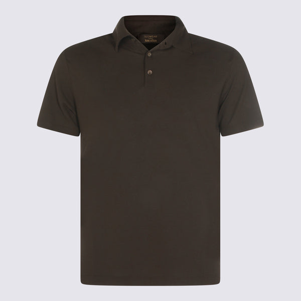 Zanone 100% Cotton polo in brown