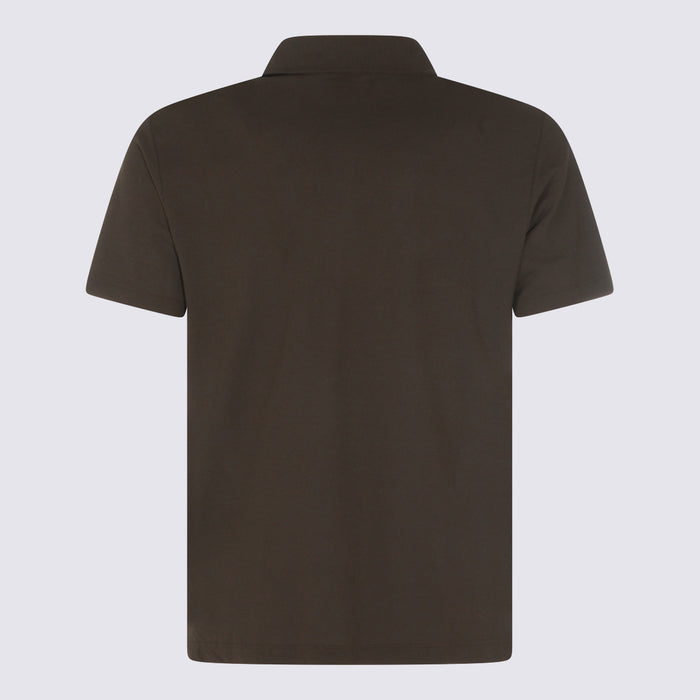 Zanone T-shirts and Polos Brown _100 % Co