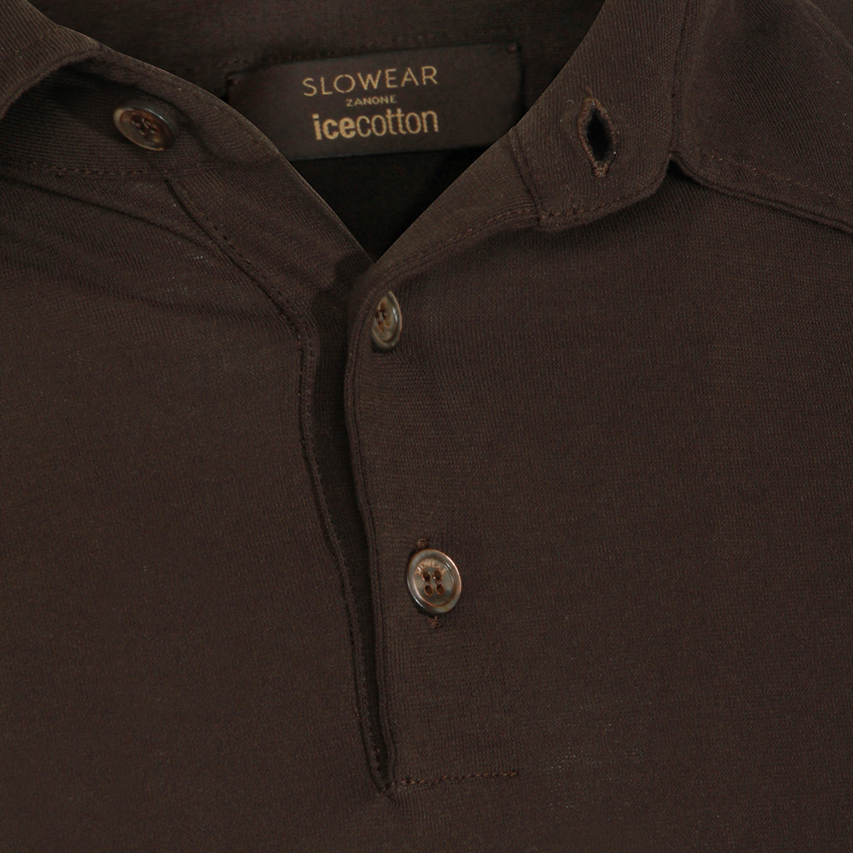 Zanone T-shirts and Polos Brown _100 % Co