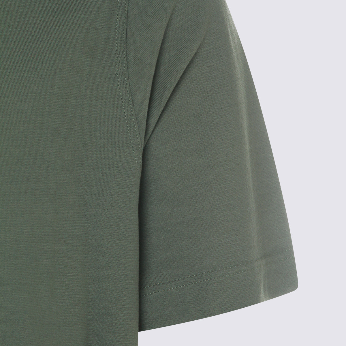 Zanone T-shirts and Polos Light Green _100 % Co