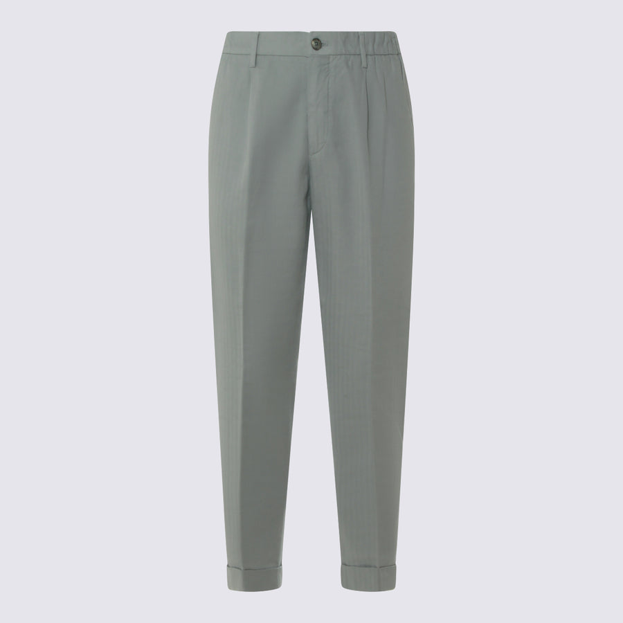 Gta Il Pantalone 78% Cotton trousers in gray
