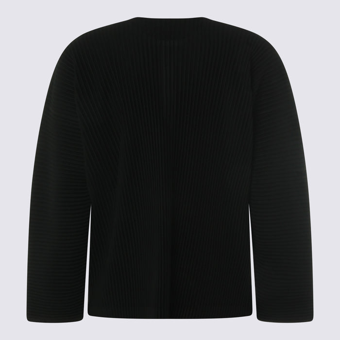HOMME PLISSE ISSEY MIYAKE T-shirts and Polos Black _pl