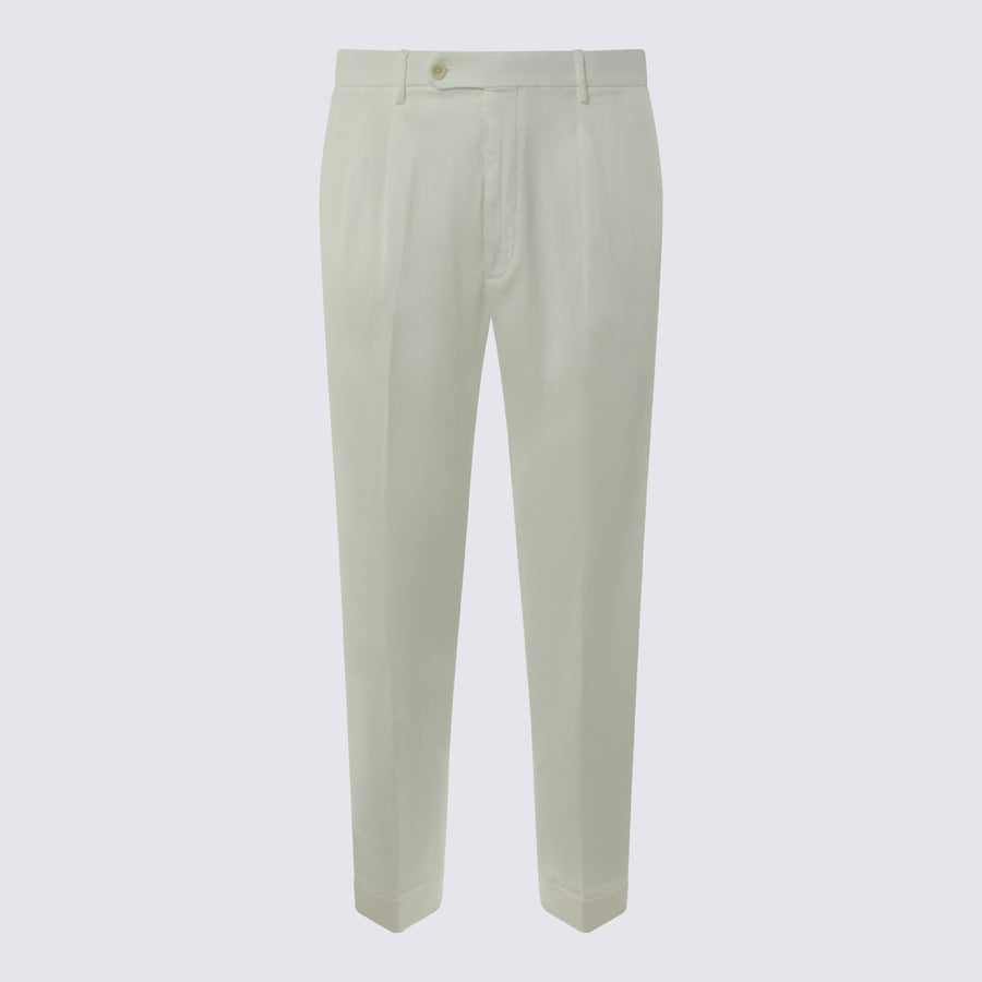 Gta Il Pantalone 88% Cotton trousers in white