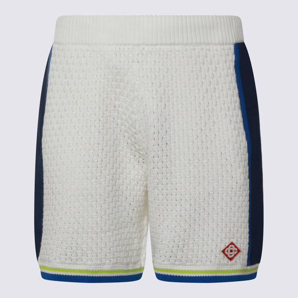 Casablanca 52% cotton shorts in white