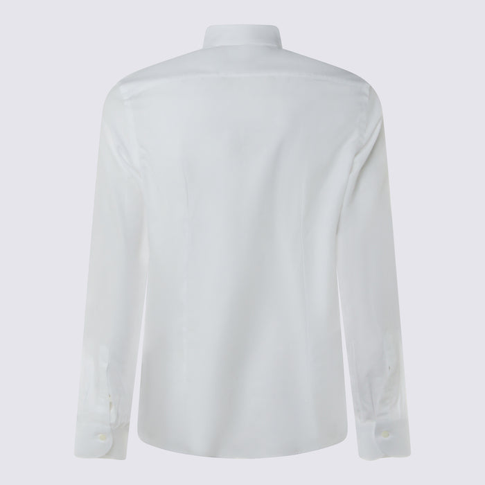 Canali Shirts White _100 % Co