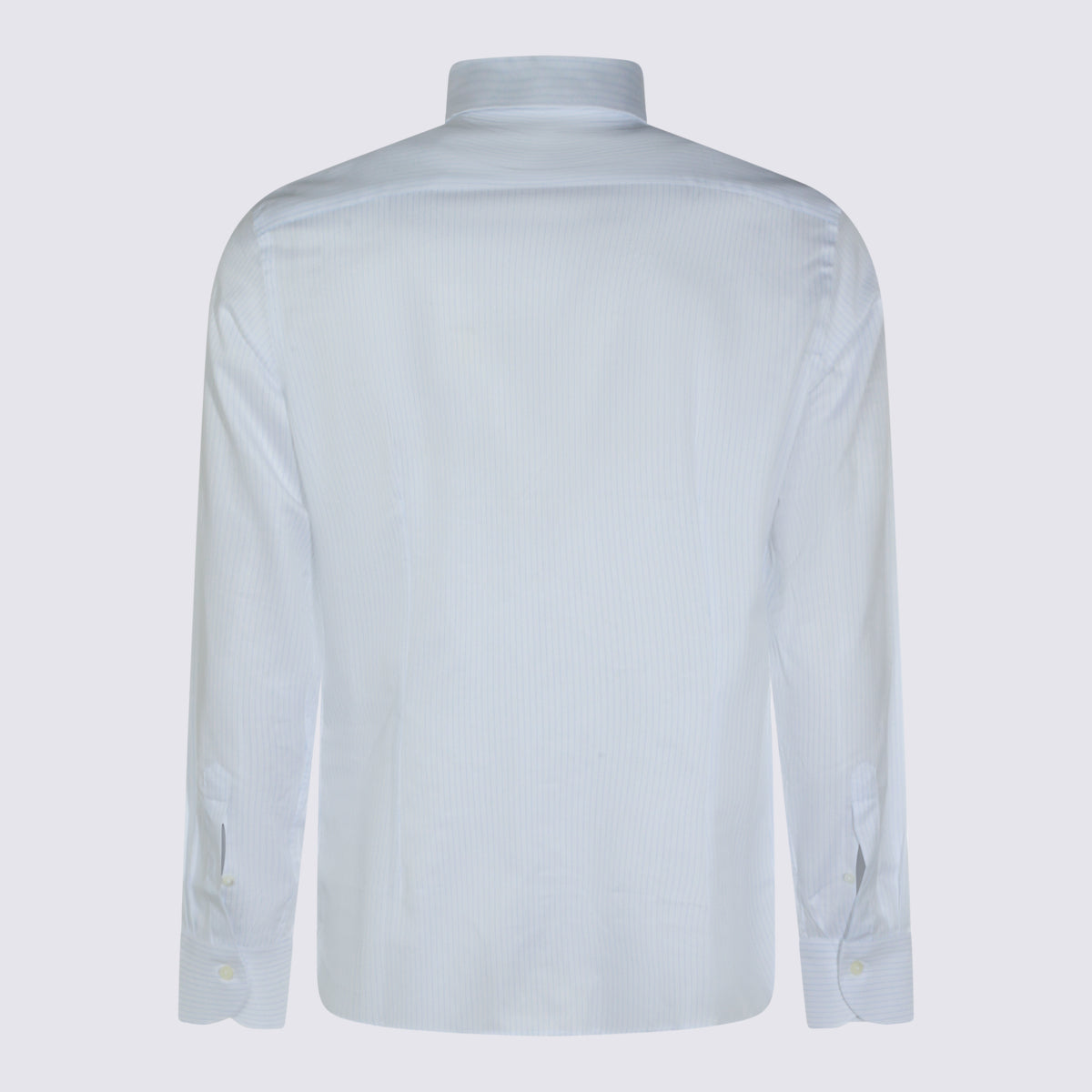 Canali Shirts White / Light Blue _100 % Co