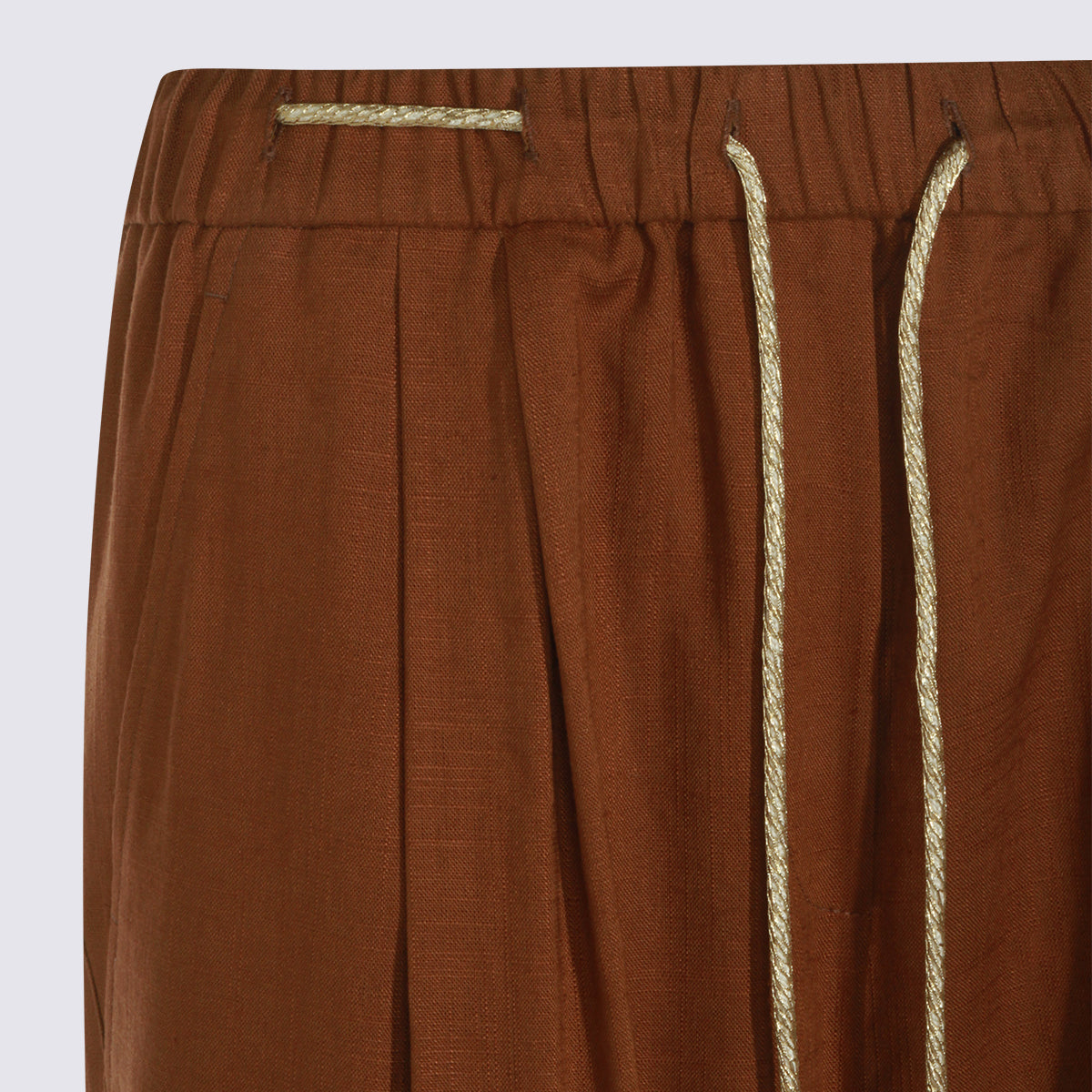 Herno Trousers Brown Vi Li