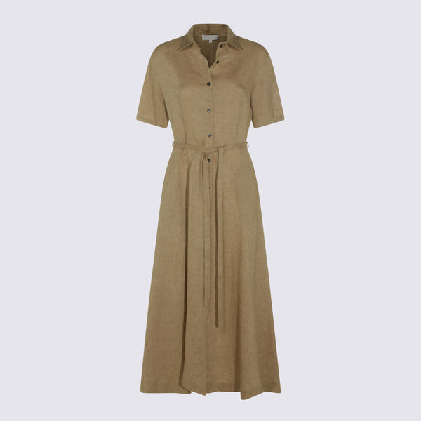 Antonelli Firenze 100% Linen dress in beige