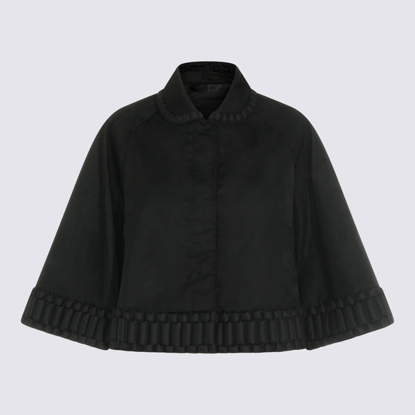 Raxxy 100% Nylon cape in black