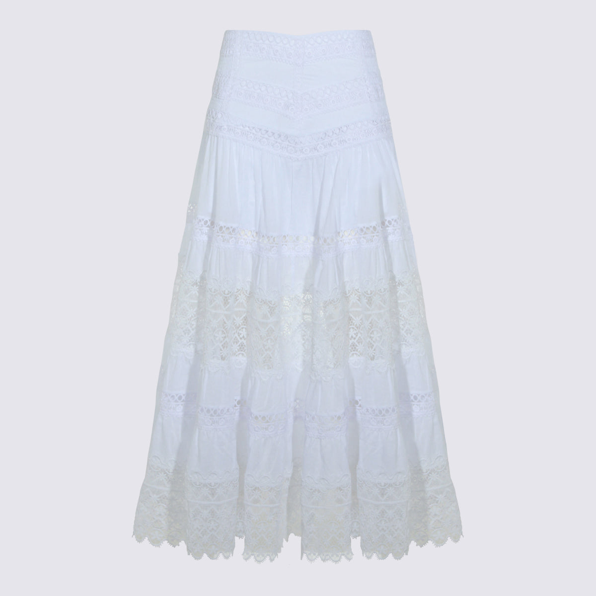 CharoRuiz Skirts White _co Pl