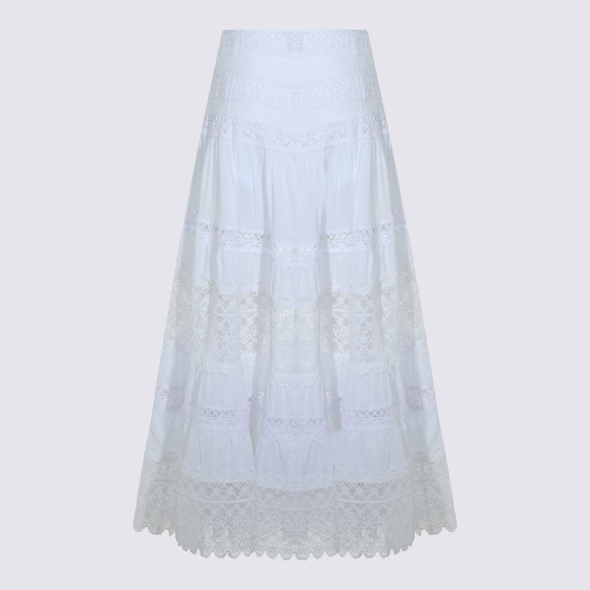 CharoRuiz Skirts White _co Pl