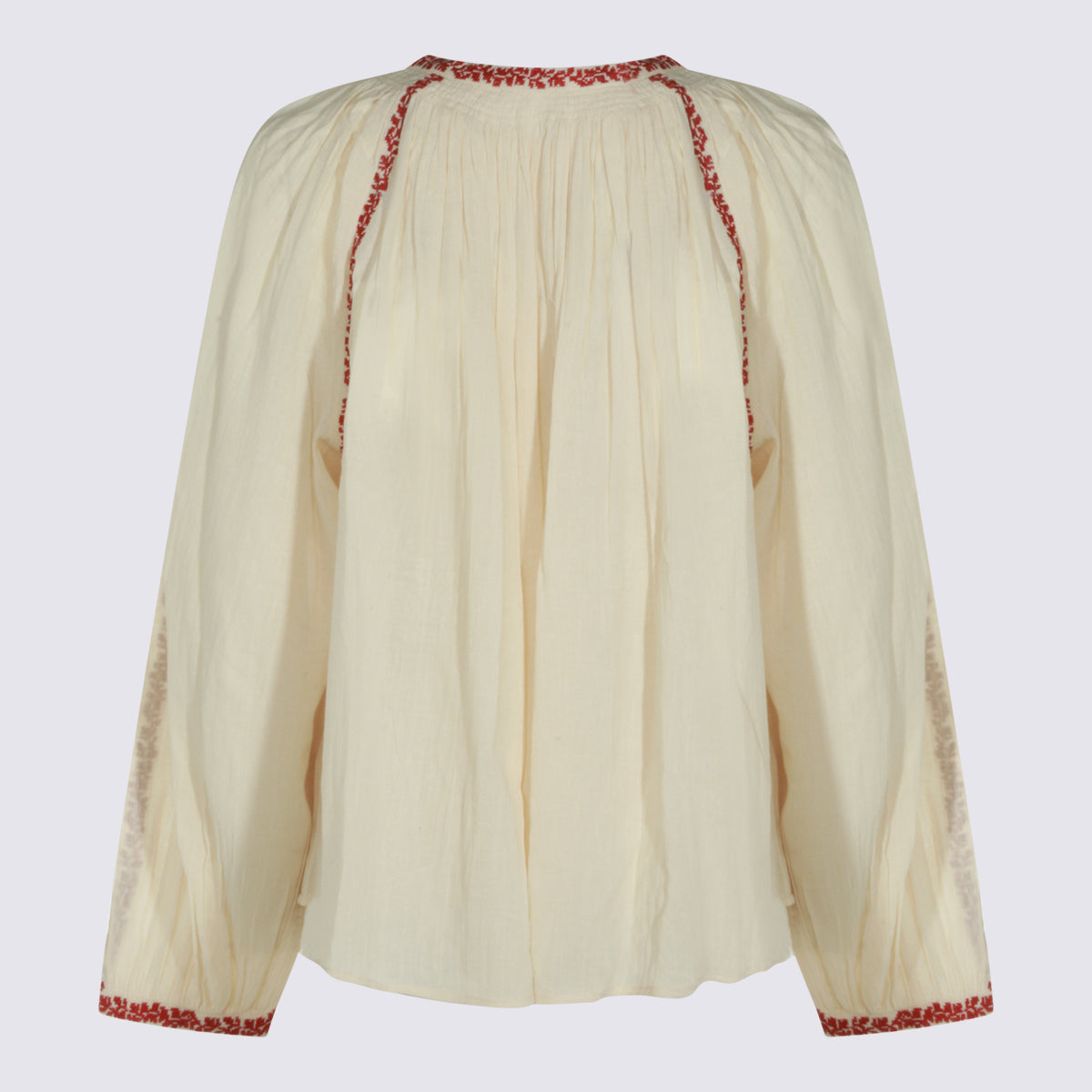 MARANT ETOILE Top Beige/red _vi