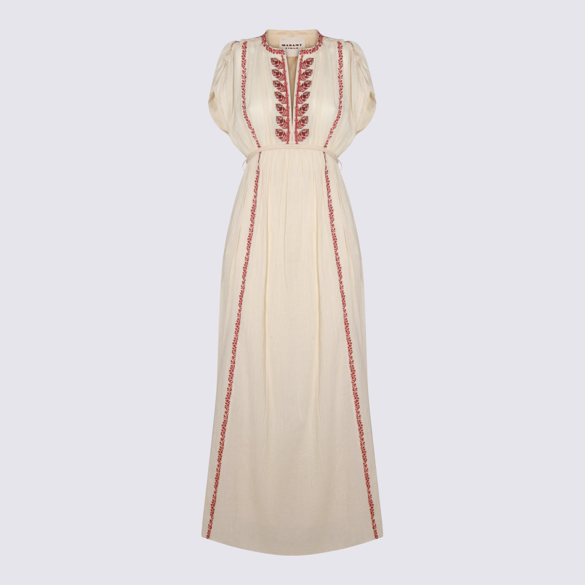 MARANT ETOILE Dresses Beige/red _vi