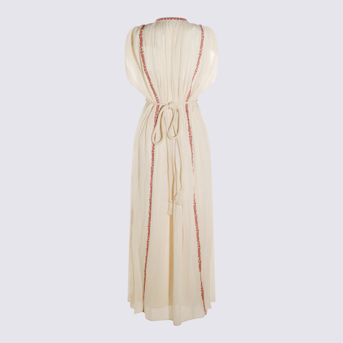 MARANT ETOILE Dresses Beige/red _vi